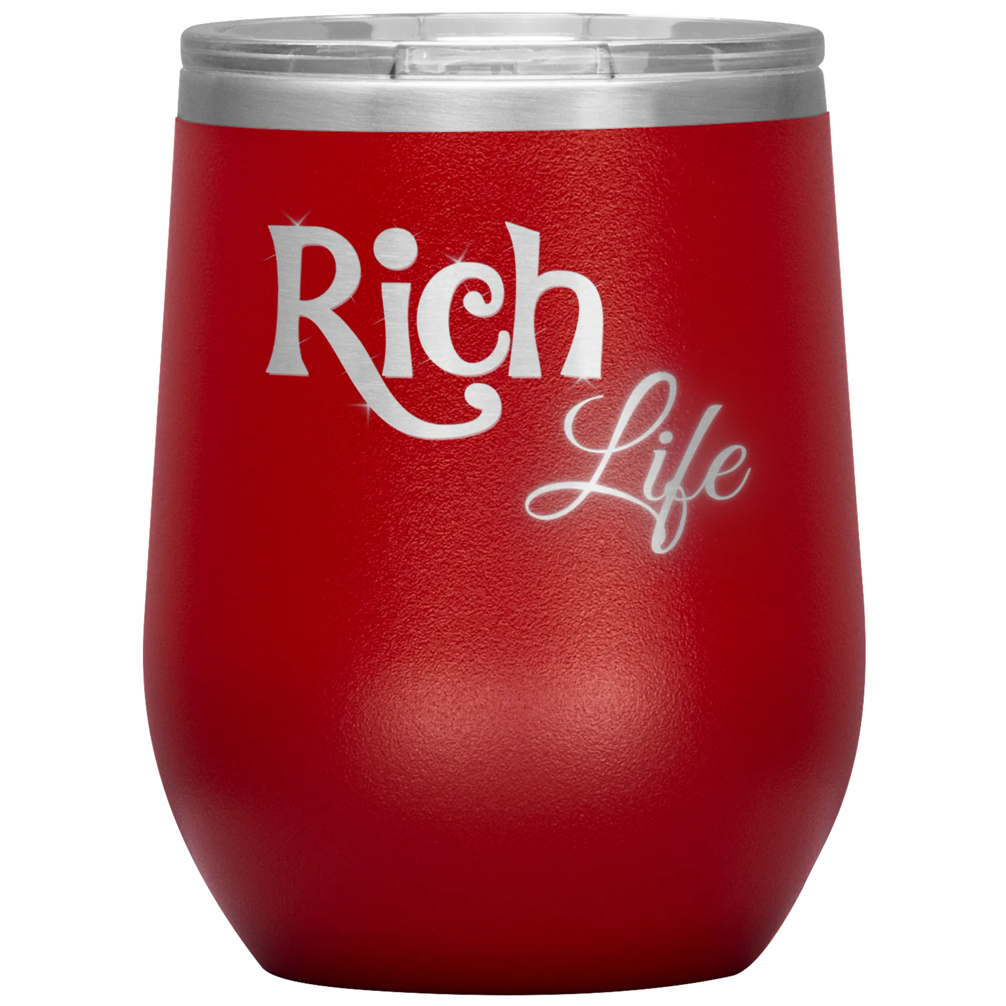 Rich Life Wine Tumbler | Drinks for Her