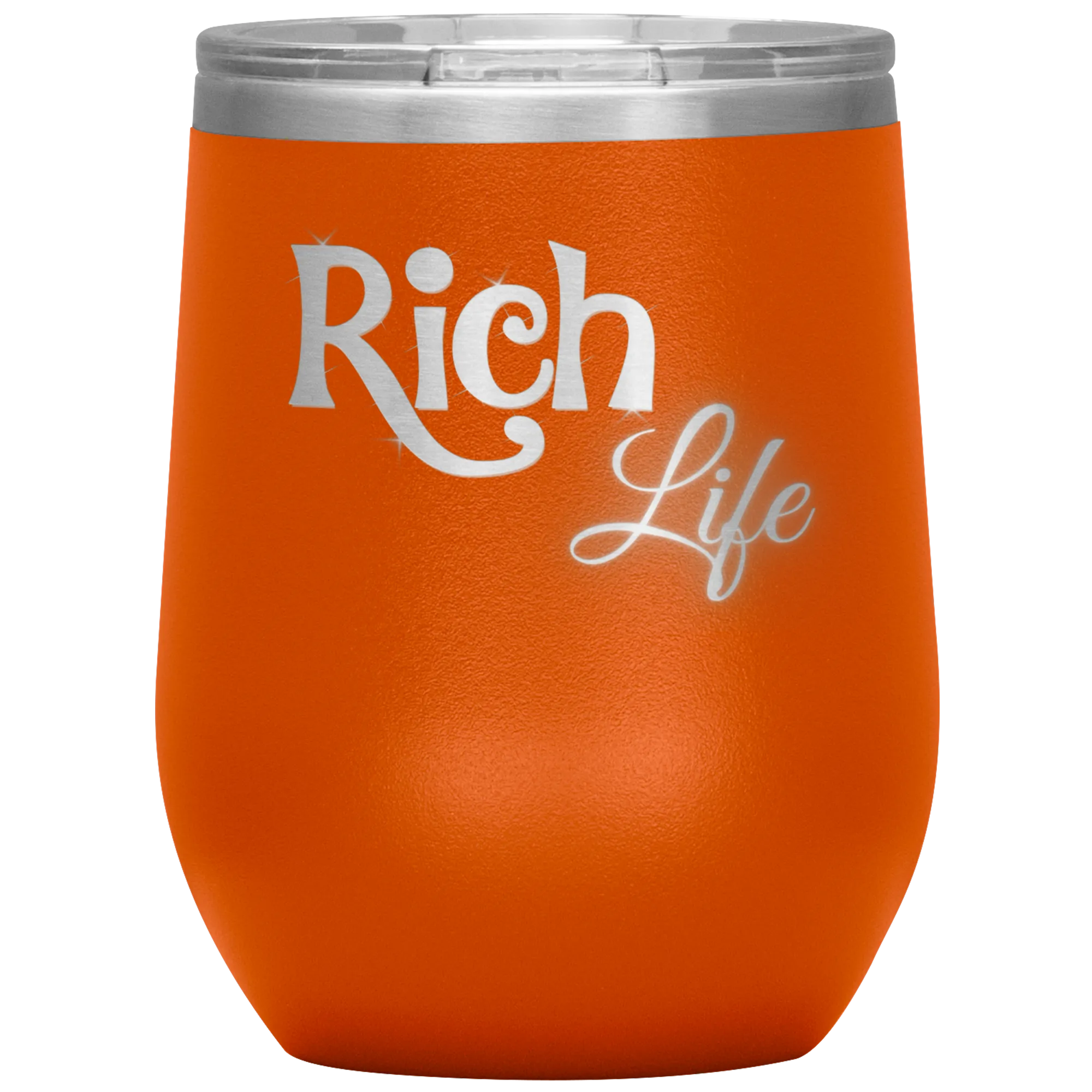Rich Life Wine Tumbler | Drinks for Her