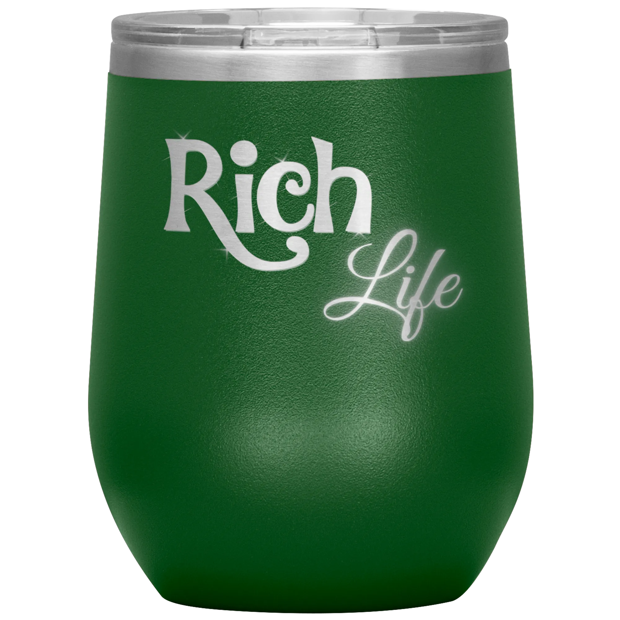 Rich Life Wine Tumbler | Drinks for Her