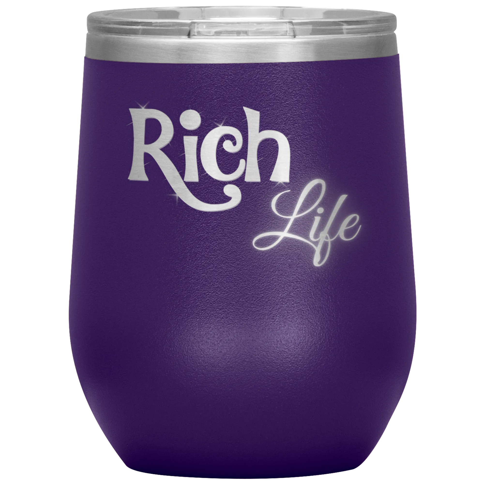 Rich Life Wine Tumbler | Drinks for Her
