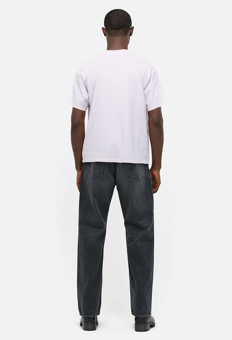 Riviera Cropped Tee / Washed Lilac