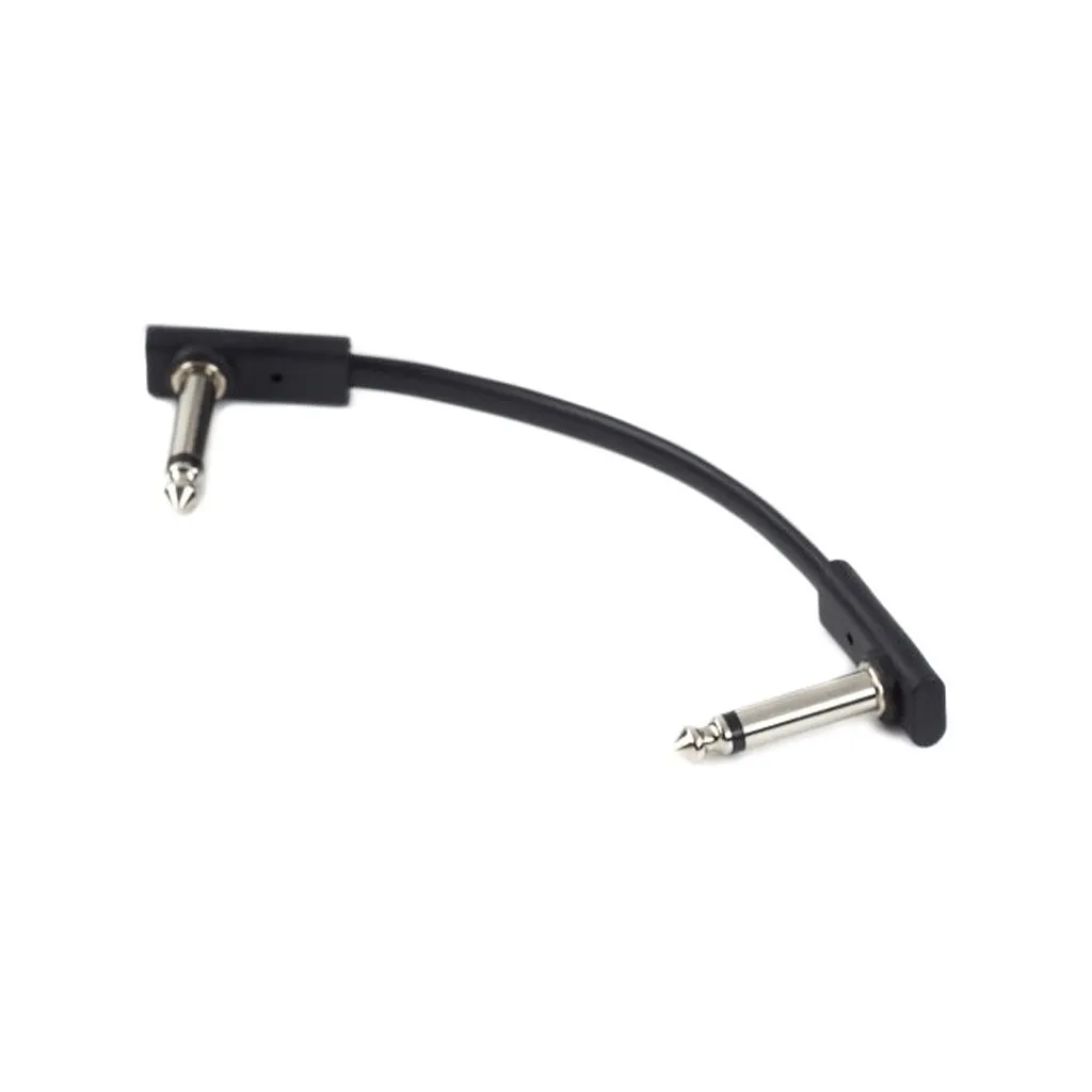 Rockboard by Warwick Flat Patch Cable, Black 10Cm/3.93Inch