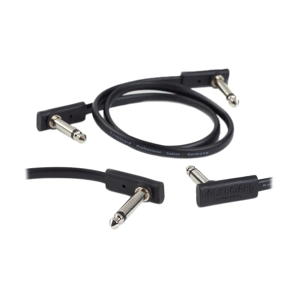 Rockboard by Warwick Flat Patch Cable, Black, 30cm/11.81inch