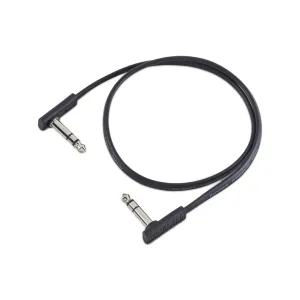 RockBoard by Warwick Flat TRS Cable, 60 cm, Black