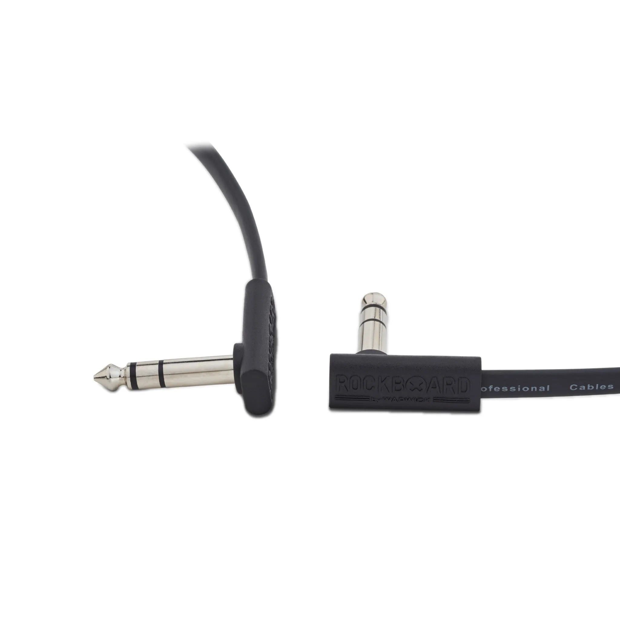 RockBoard by Warwick Flat TRS Cable, 60 cm, Black