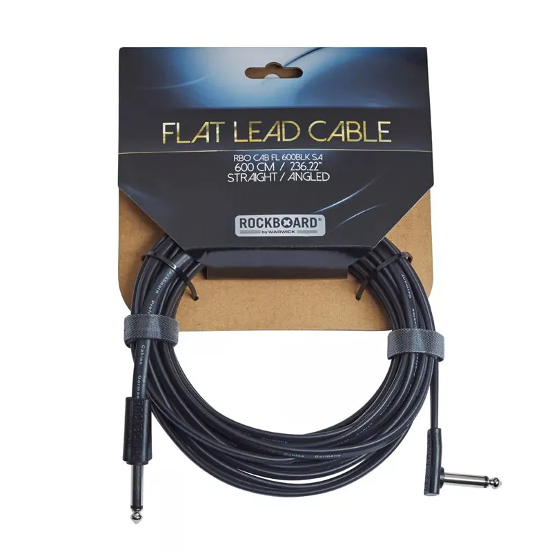 RockBoard Flat 6 Meter Straight / Angled Instrument Cable