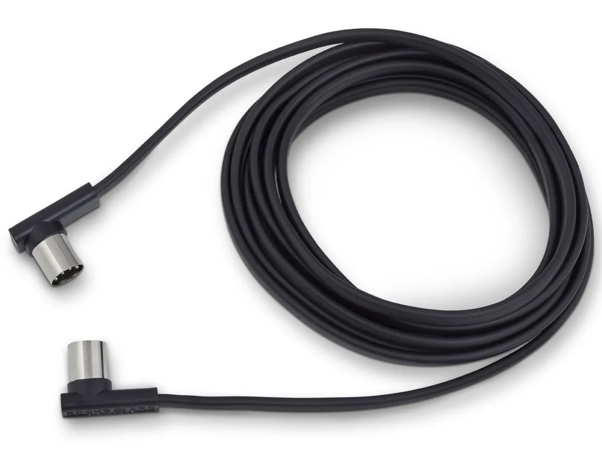 RockBoard Flat MIDI Cable 500 cm / 196 7/8" Black