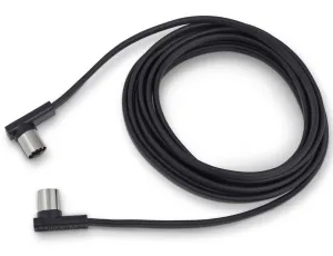 RockBoard Flat MIDI Cable 500 cm / 196 7/8" Black