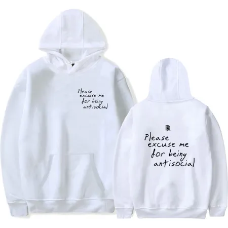 Roddy Ricch ''Please excuse me for being antisocial'' Hoodie