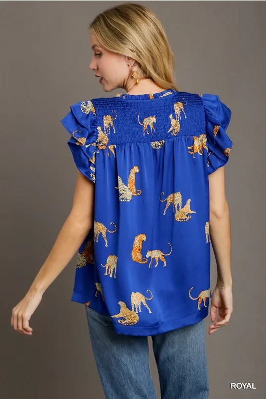 Royal Cheetah Top