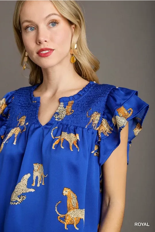 Royal Cheetah Top