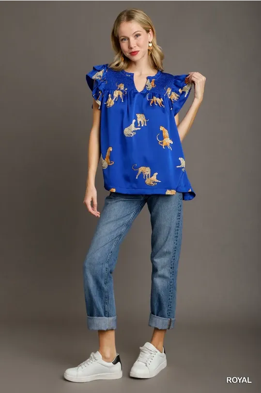Royal Cheetah Top