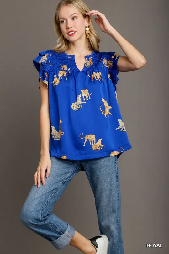 Royal Cheetah Top