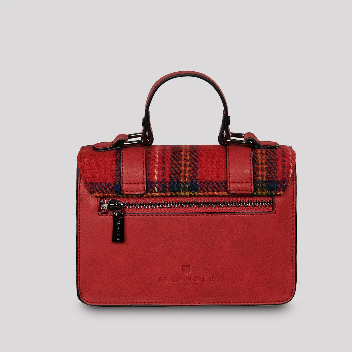 Royal Stewart Tartan Satchels with Harris Tweed®