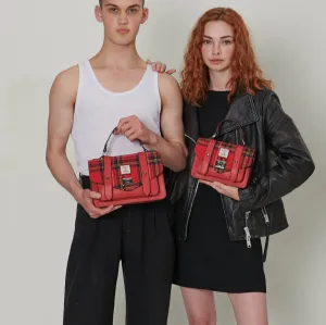 Royal Stewart Tartan Satchels with Harris Tweed®