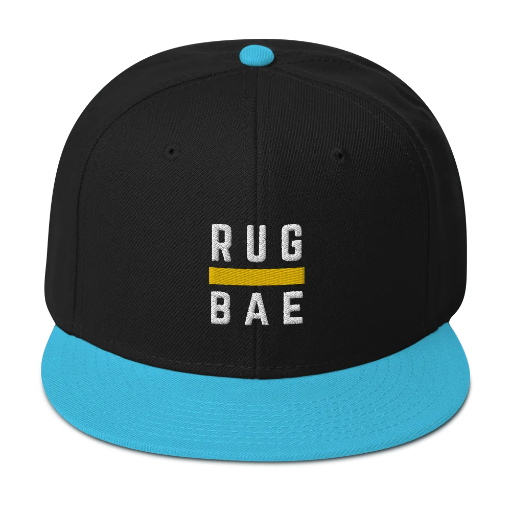 RUGBAE Stripe Snapback Hat