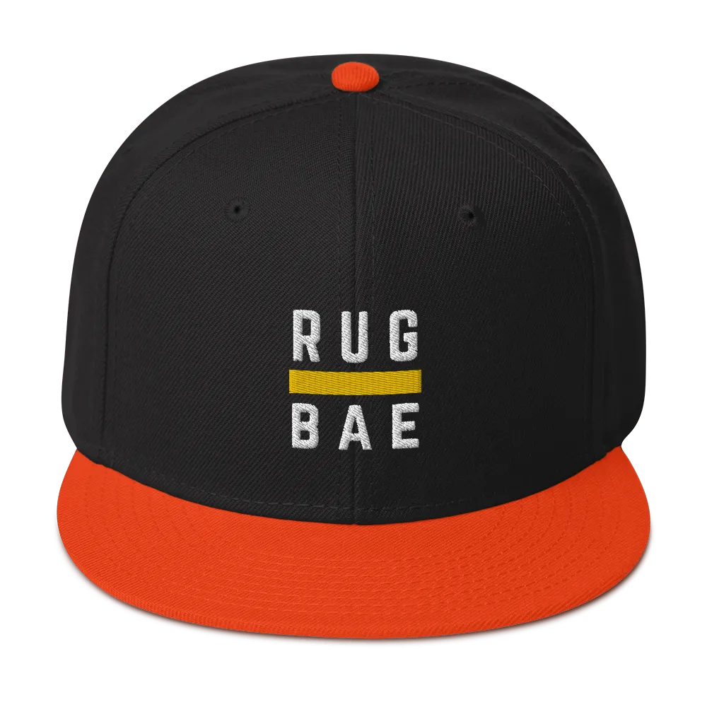 RUGBAE Stripe Snapback Hat