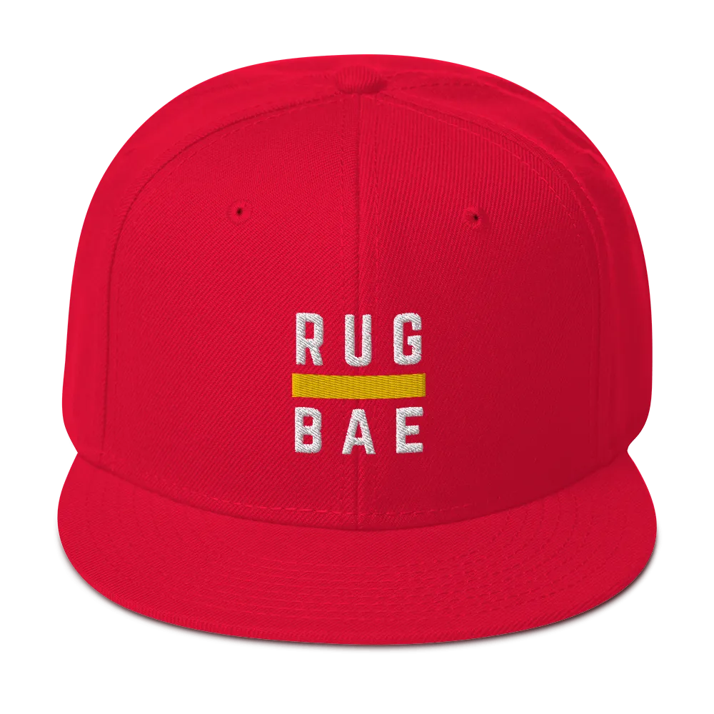 RUGBAE Stripe Snapback Hat
