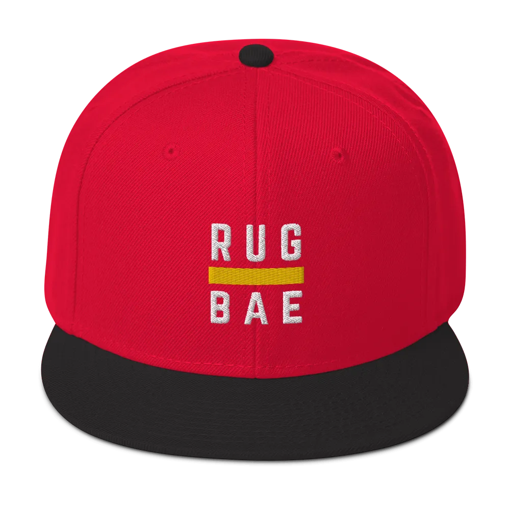 RUGBAE Stripe Snapback Hat