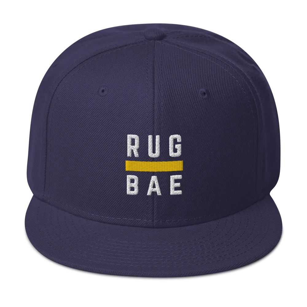 RUGBAE Stripe Snapback Hat