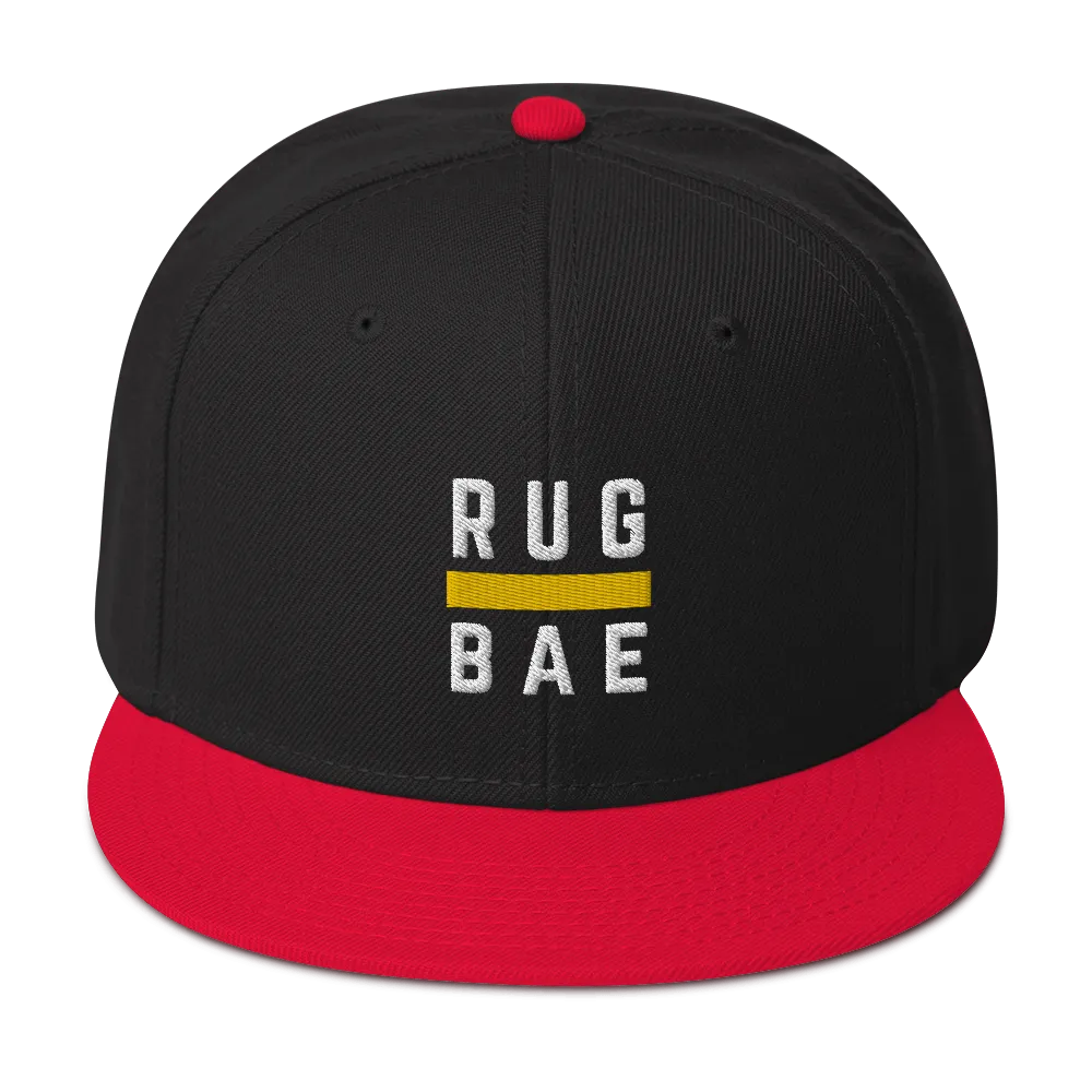 RUGBAE Stripe Snapback Hat