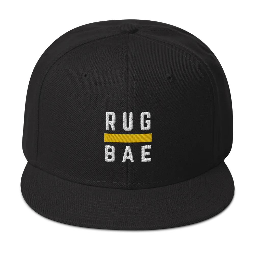 RUGBAE Stripe Snapback Hat