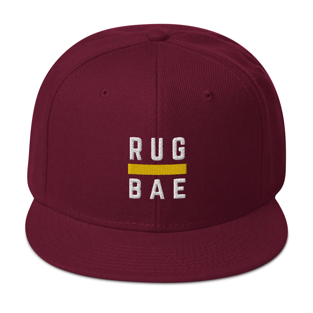 RUGBAE Stripe Snapback Hat