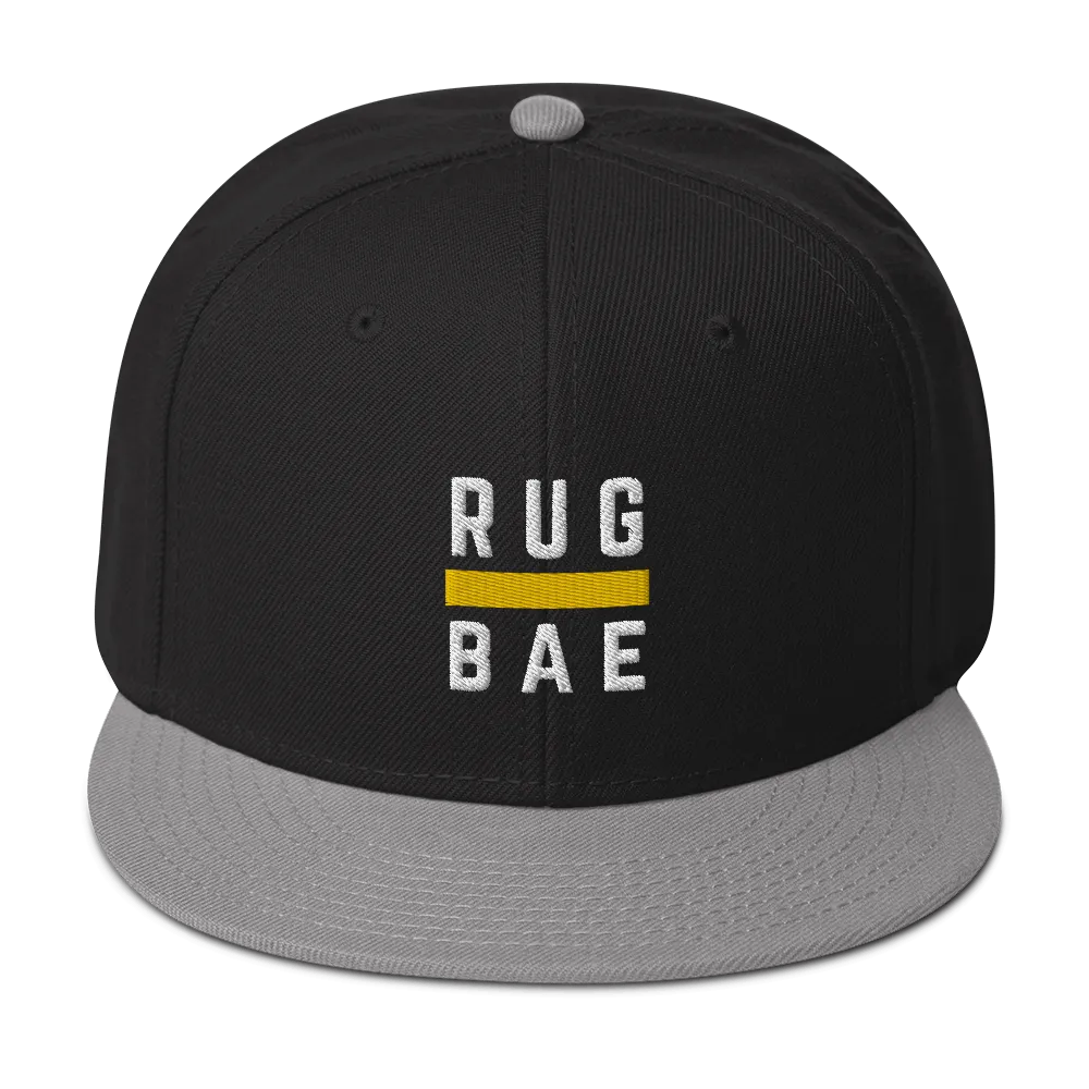 RUGBAE Stripe Snapback Hat