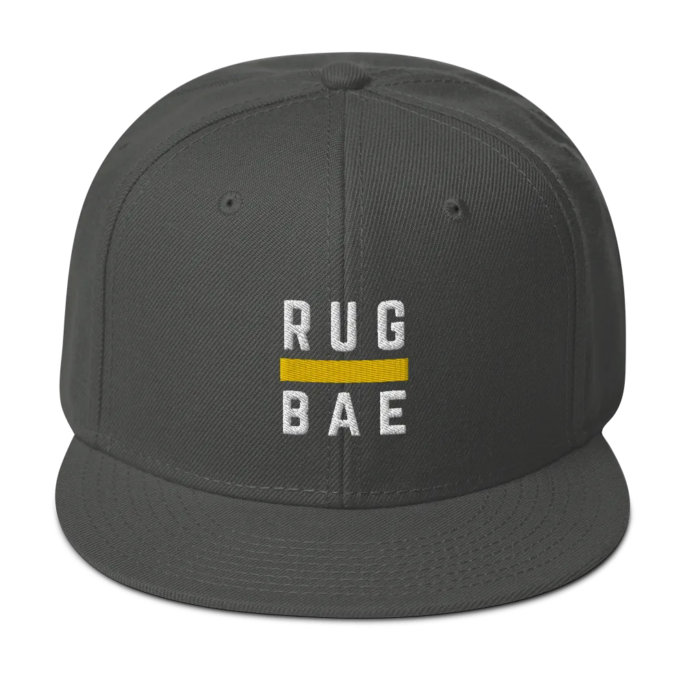 RUGBAE Stripe Snapback Hat