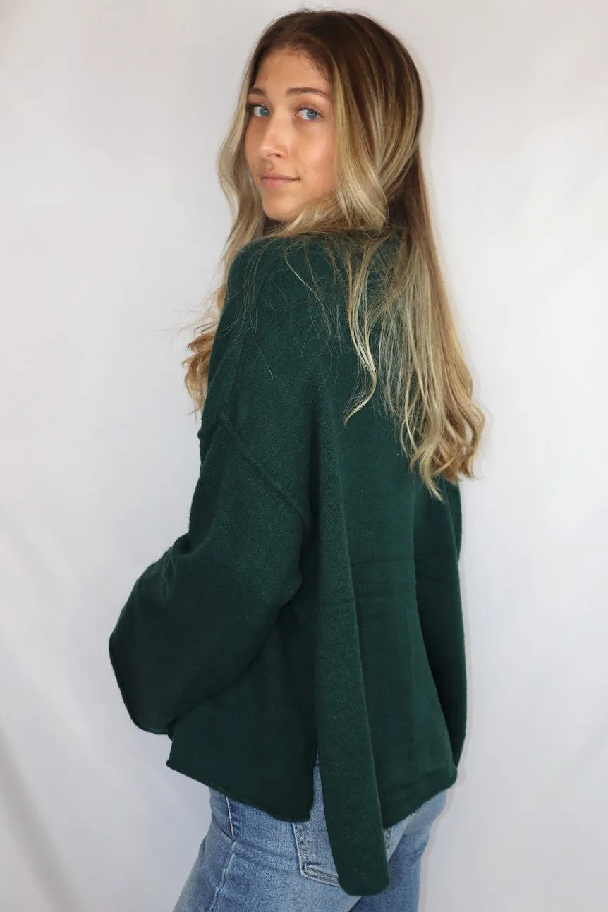 Sally Turtleneck Deep Emerald