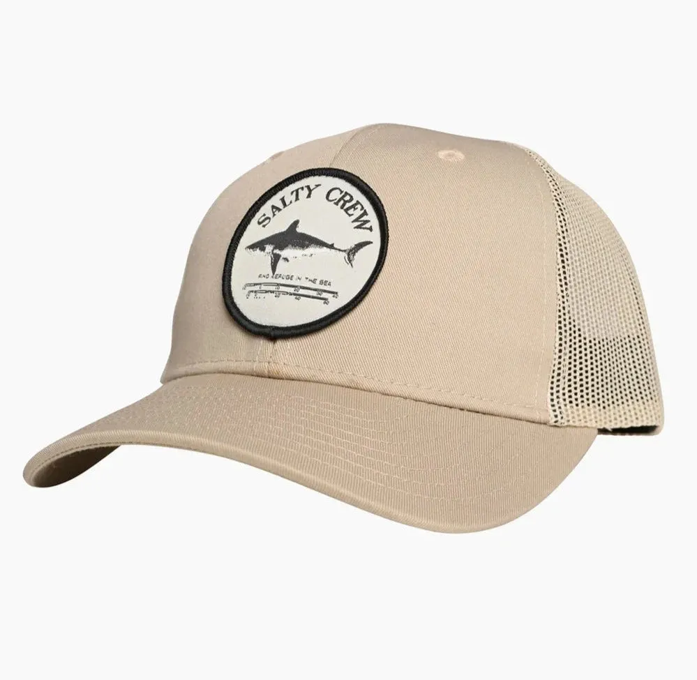 Salty Crew Bruce "The Shark" Trucker Hat - Khaki