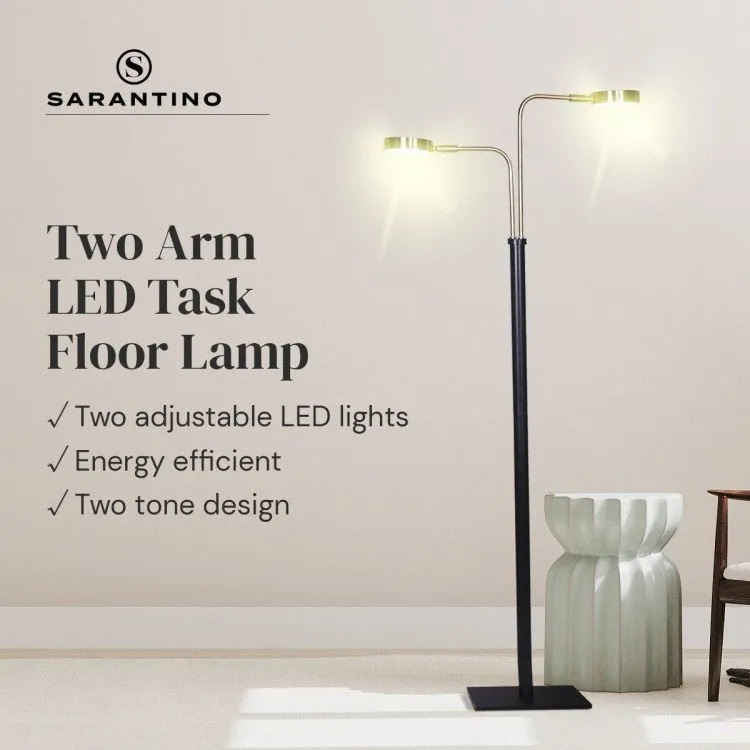 SARANTINO LED METAL FLOOR LAMP