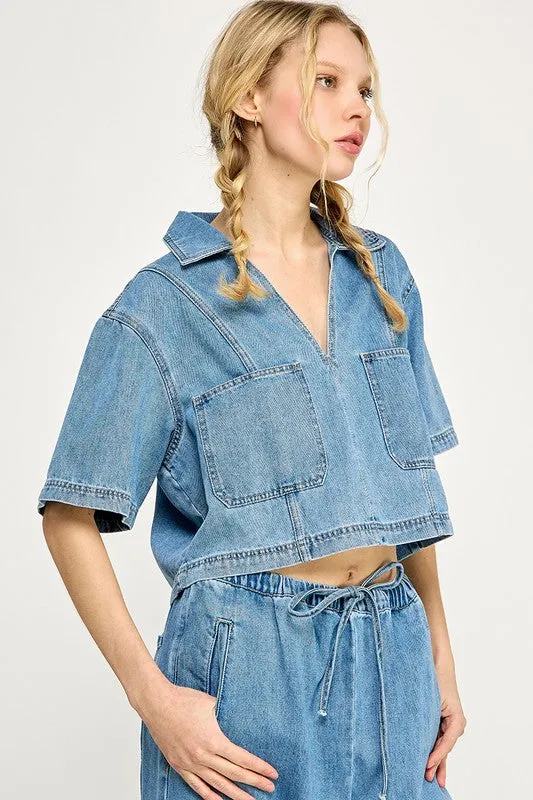 SASHA DENIM SHIRT