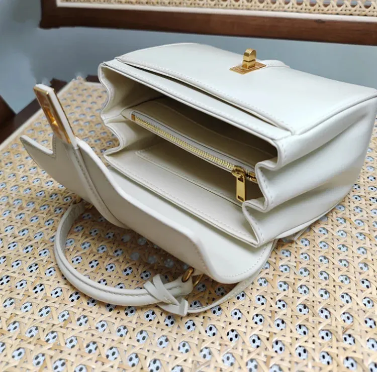 Satinated Calfskin Mini 16 Top Handle Bag