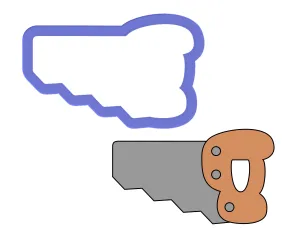 Saw Cookie Cutter
