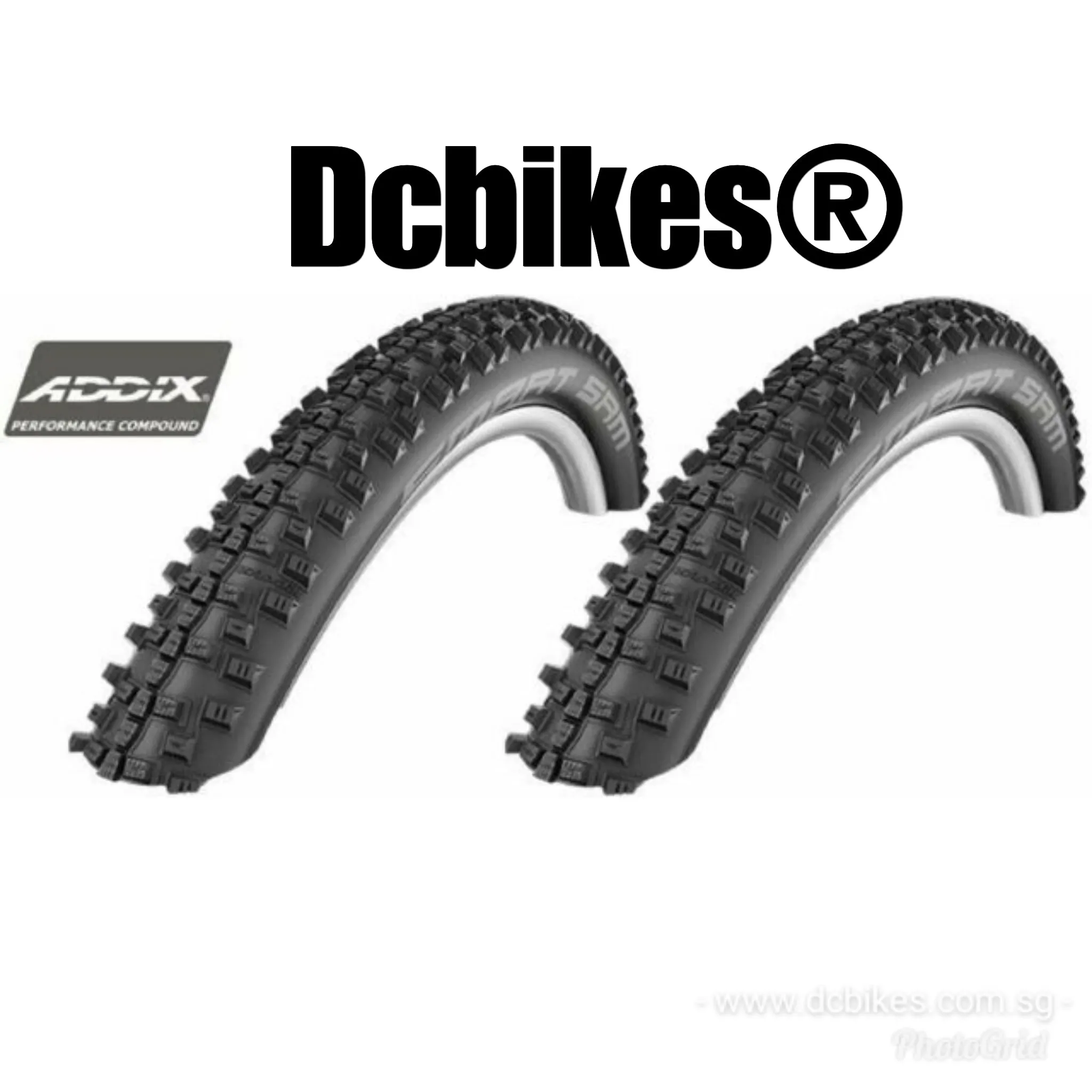 Schwalbe 29 X 1.75 Smart Sam Addix City Wired Tyres (2 Tires)