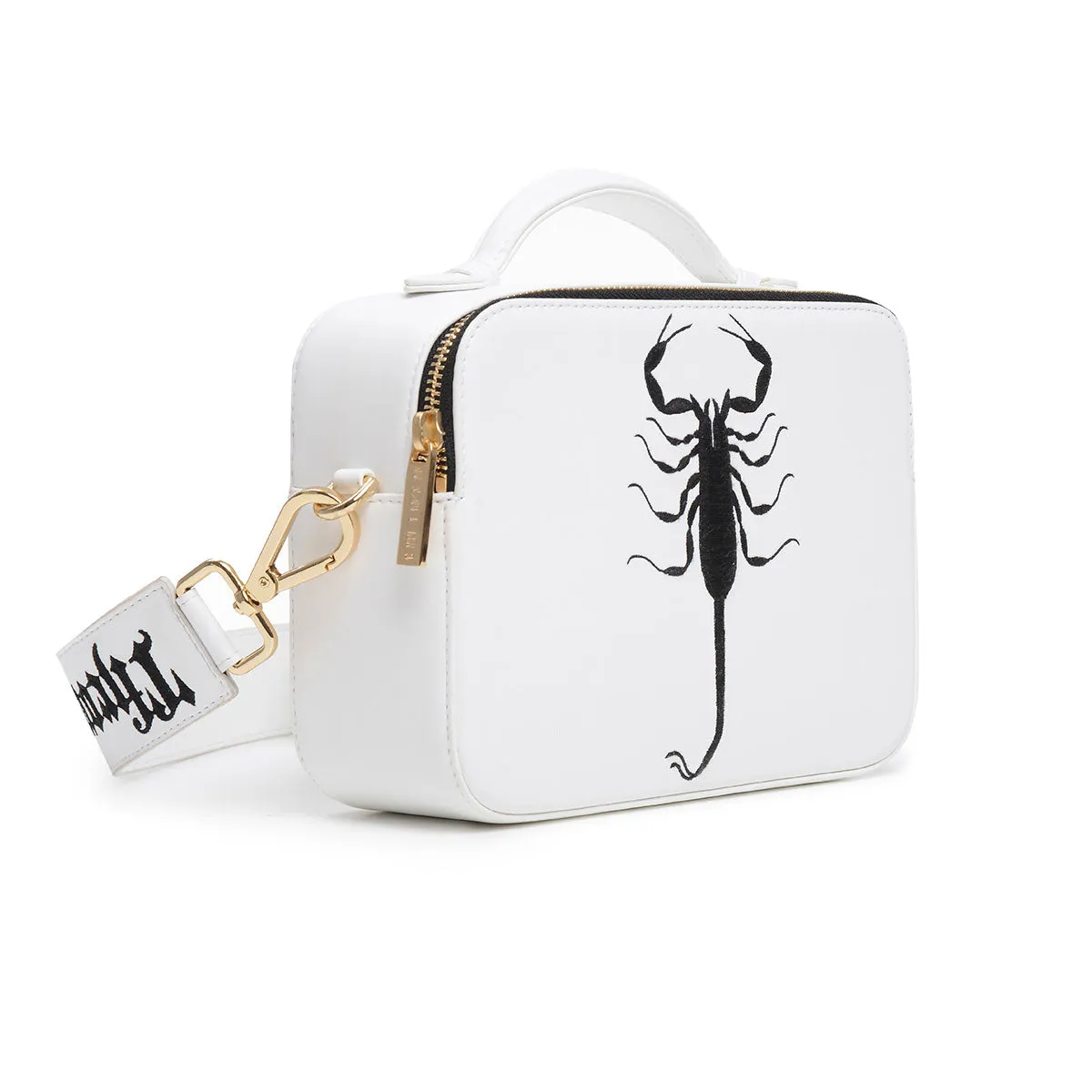 SCORPION EMBROIDERED CROSSBODY BAG