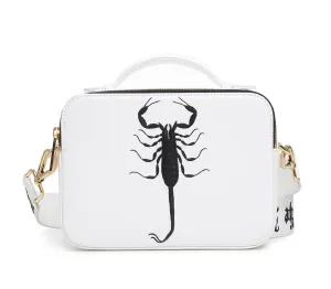 SCORPION EMBROIDERED CROSSBODY BAG