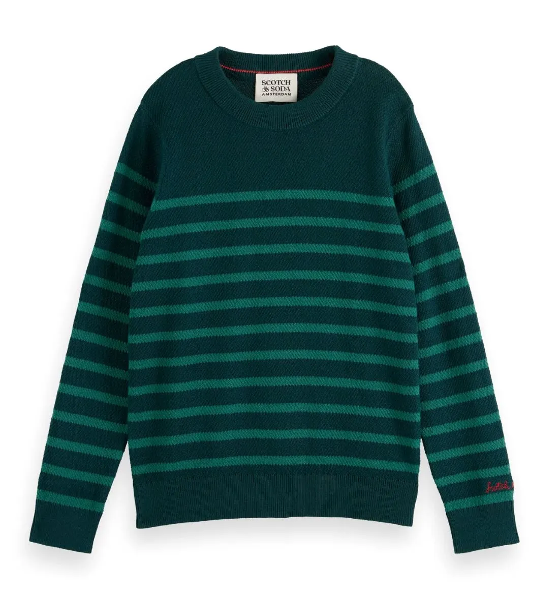 Scotch & Soda Structured Pullover In Cypress