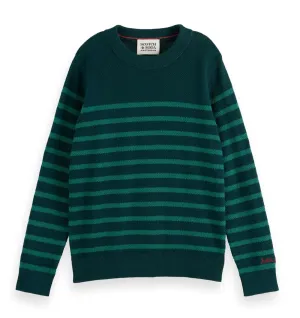 Scotch & Soda Structured Pullover In Cypress