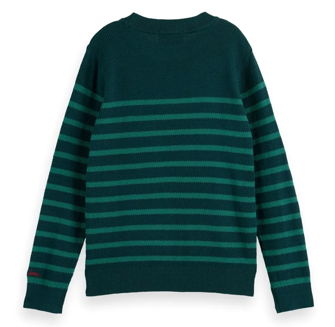 Scotch & Soda Structured Pullover In Cypress