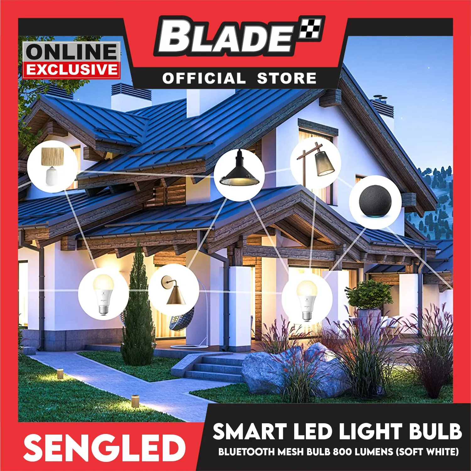 Sengled Alexa Light Bulb, WiFi Light Bulbs, Smart Bulbs that Work with Alexa A19 Soft White (2700K), 800LM 60W