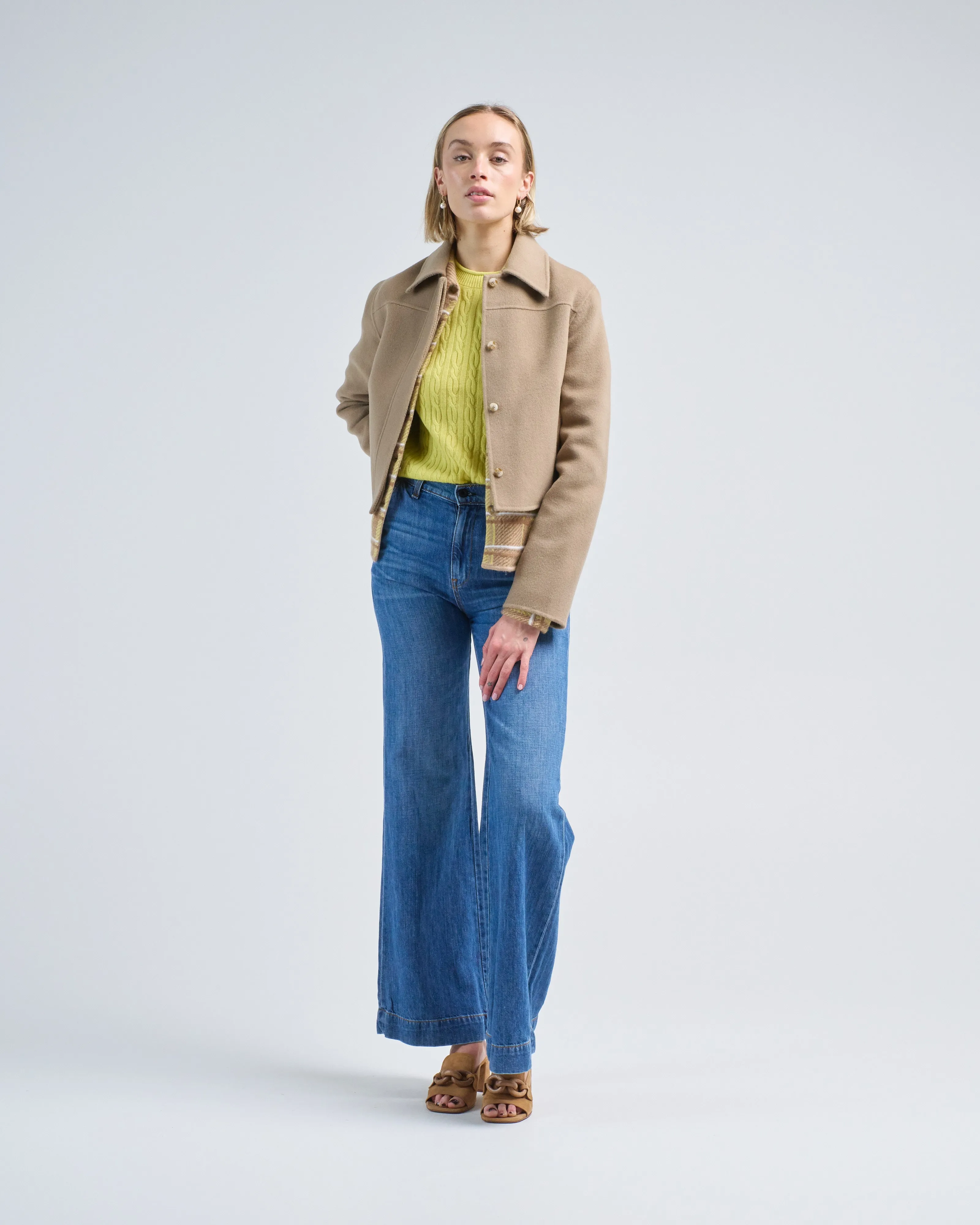 short boxy coat