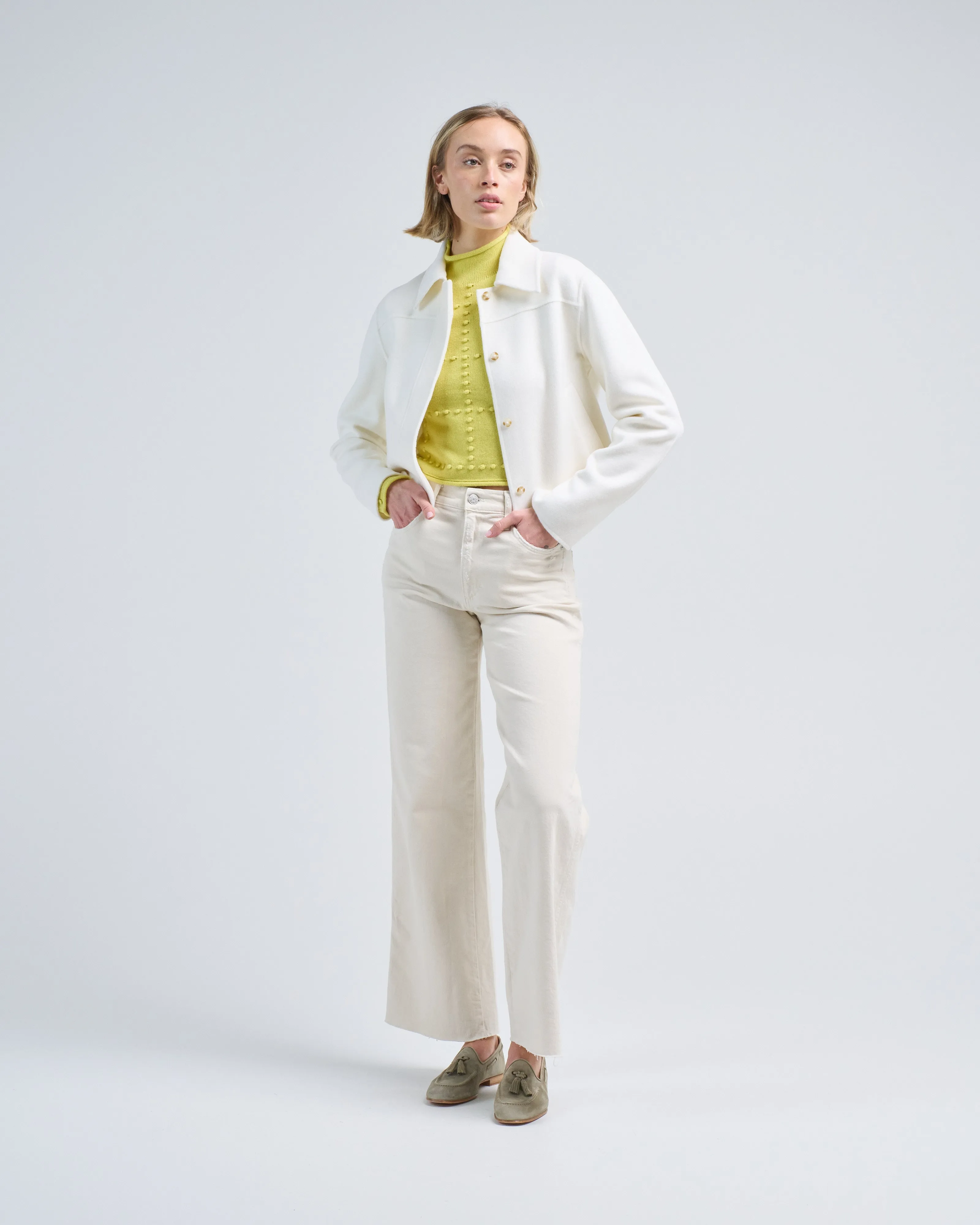 short boxy coat