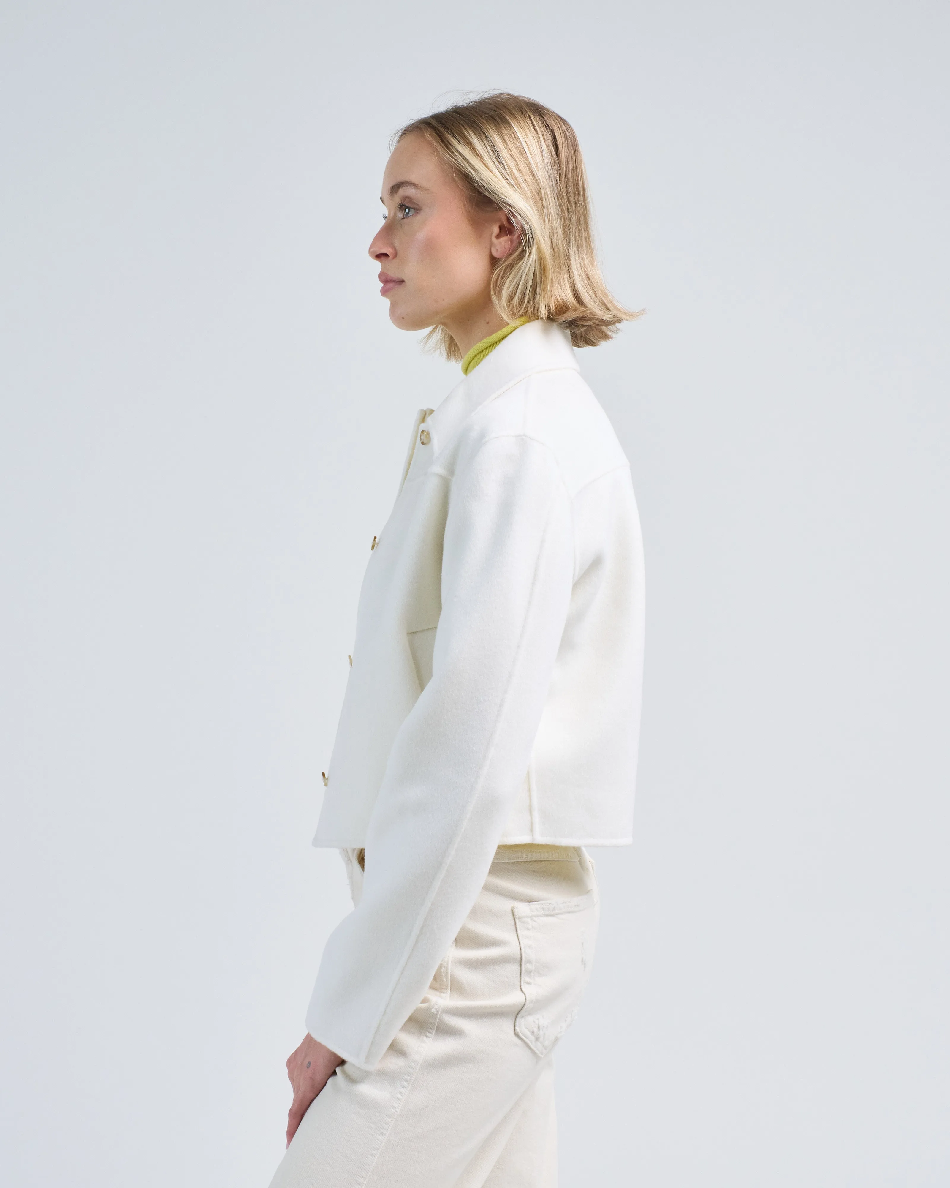 short boxy coat