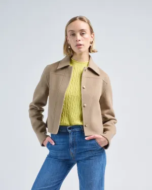 short boxy coat