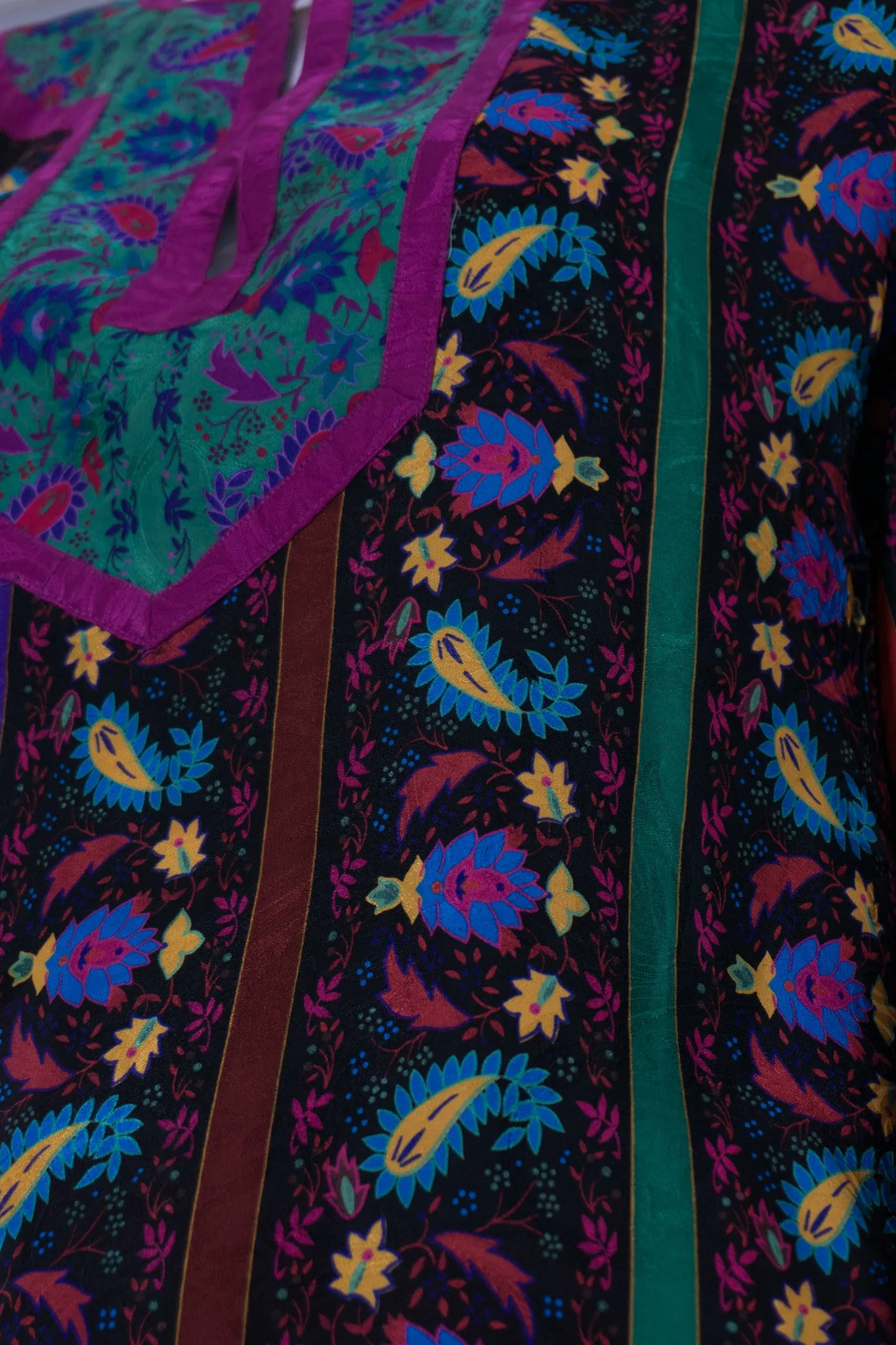 Silk Peasant Blouse
