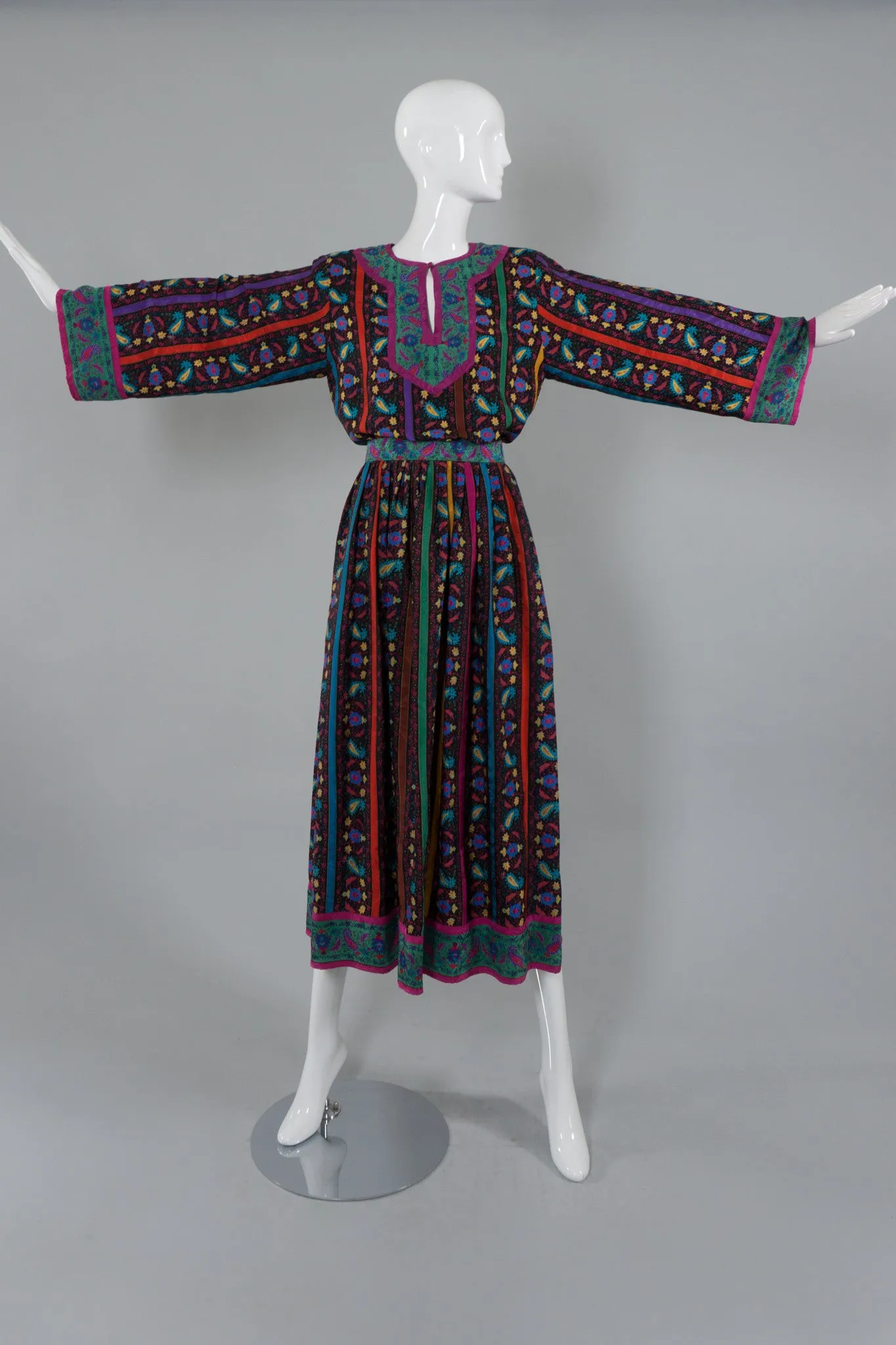 Silk Peasant Blouse
