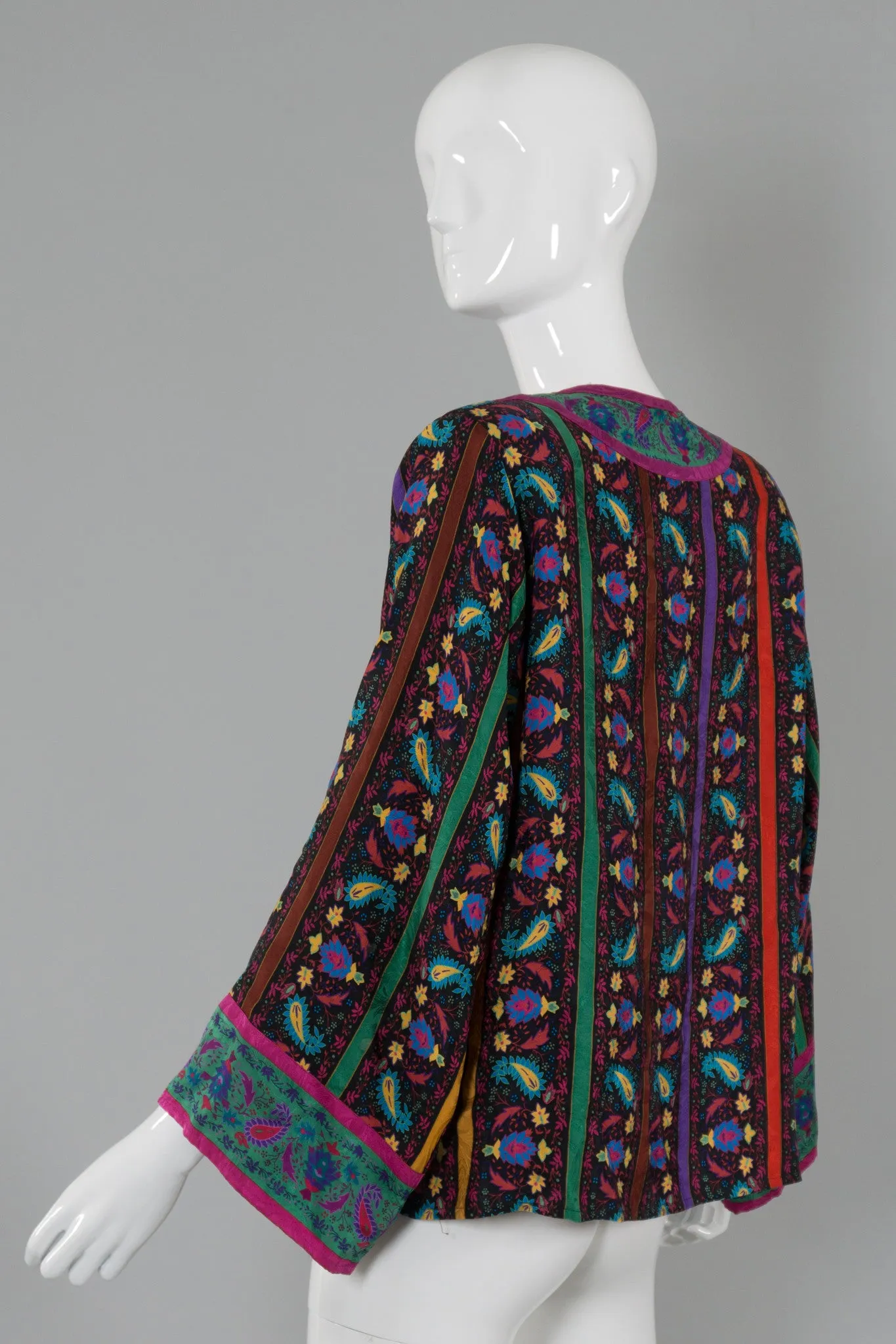 Silk Peasant Blouse