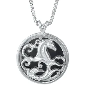 Silver Onyx Pendant